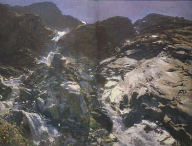 John Singer Sargent Glacier Streams-The Simplon (mk18) Sweden oil painting art